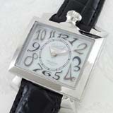 国内最大級ガガミラノスーパーコピー ガガミラノ時計コピー レディース 腕時計 ナポレオーネ シェル文字盤 ブラック 牛革ベルト 6030.5